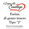 Farina tipo 2 macinata a pietra