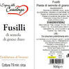 Bronze-drawn fusilli