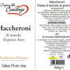 Artisanally made fusilli