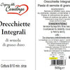 Bronze-drawn whole wheat orecchiette