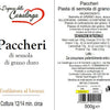 Bronze-drawn paccheri