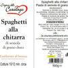 Spaghetti alla Chitarra di semola di grano duro