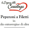 Pepper fillets in extra virgin olive oil