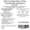 Sale con Pepe Nero e Rosa aromatizzato agli Agrumi