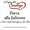 Zucca alla julienne in olio extravergine di oliva