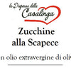Zucchine alla Scapece con olio extravergine di oliva