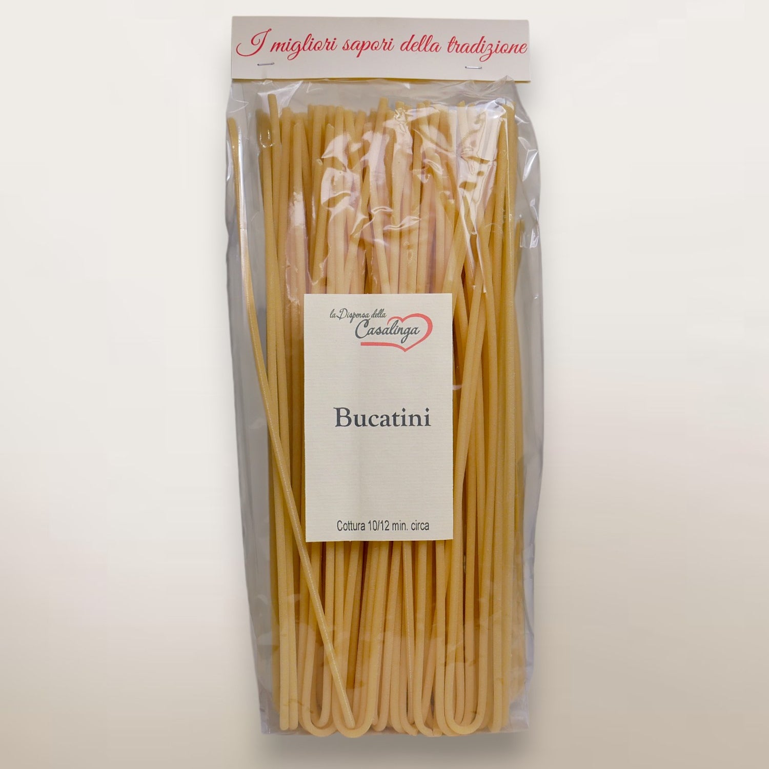 Bronze-drawn bucatini