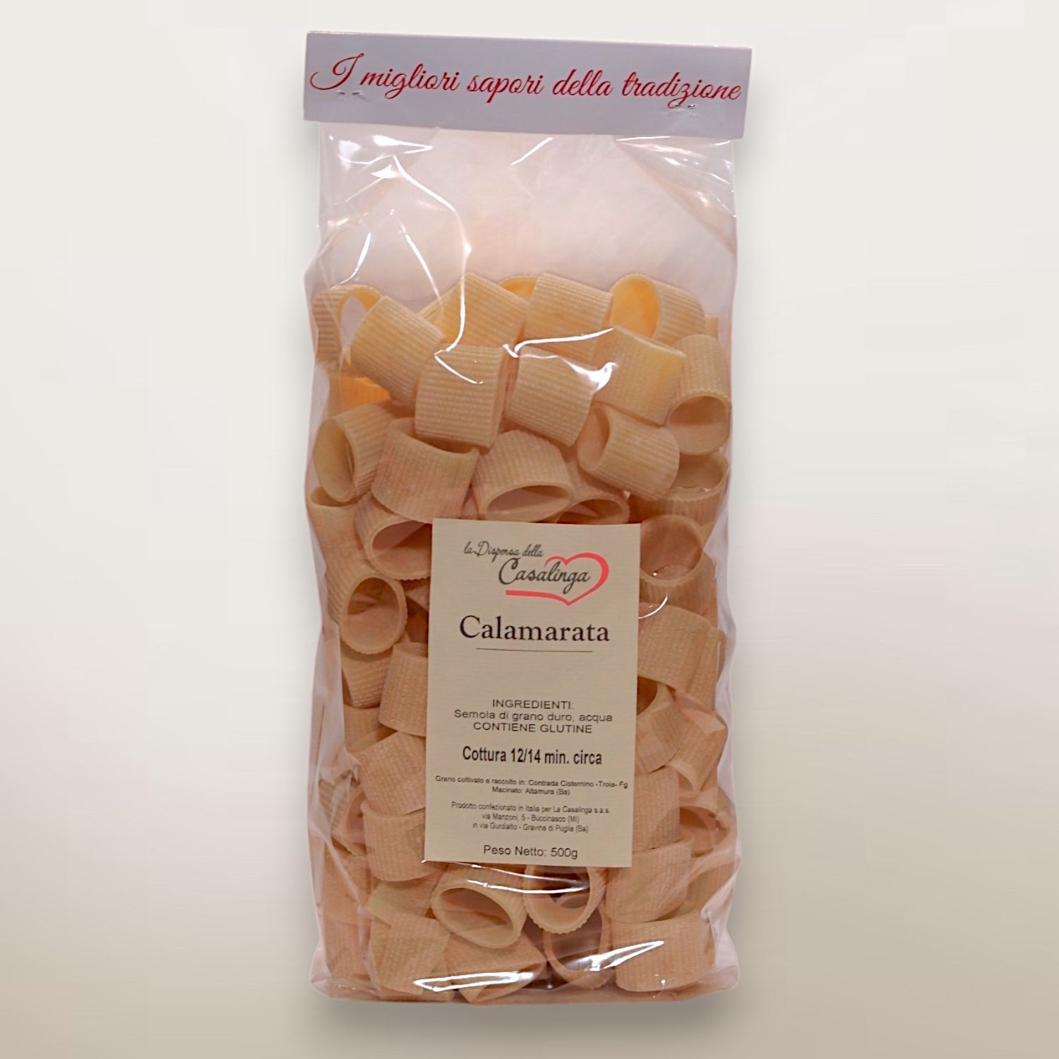 Calamarata trafilata al bronzo