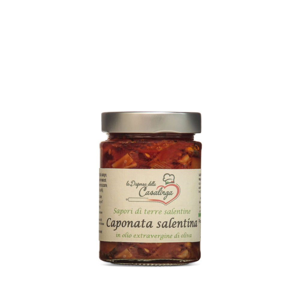 caponata salentina conserva tradizionale artigianale