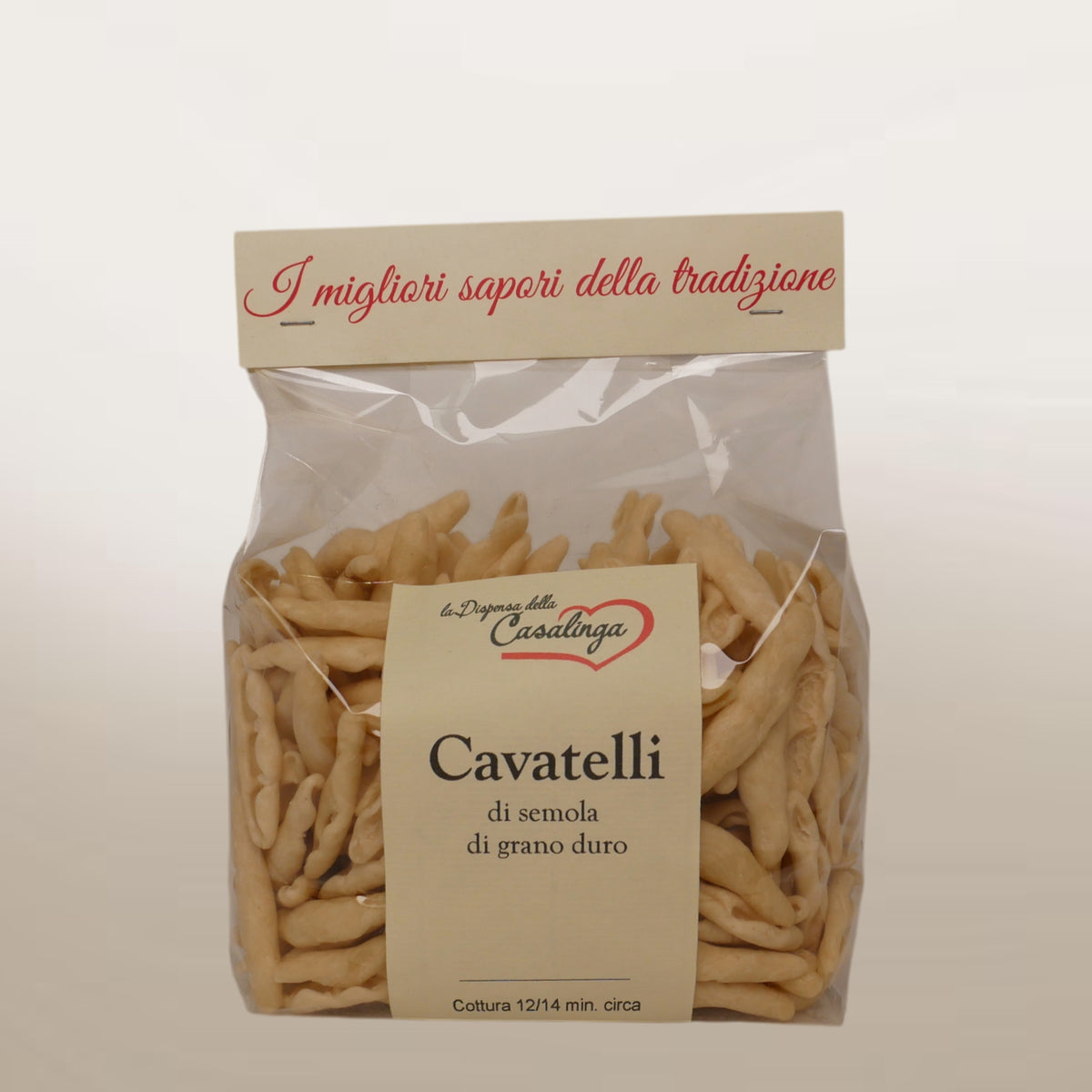 Cavatelli di semola di grano duro
