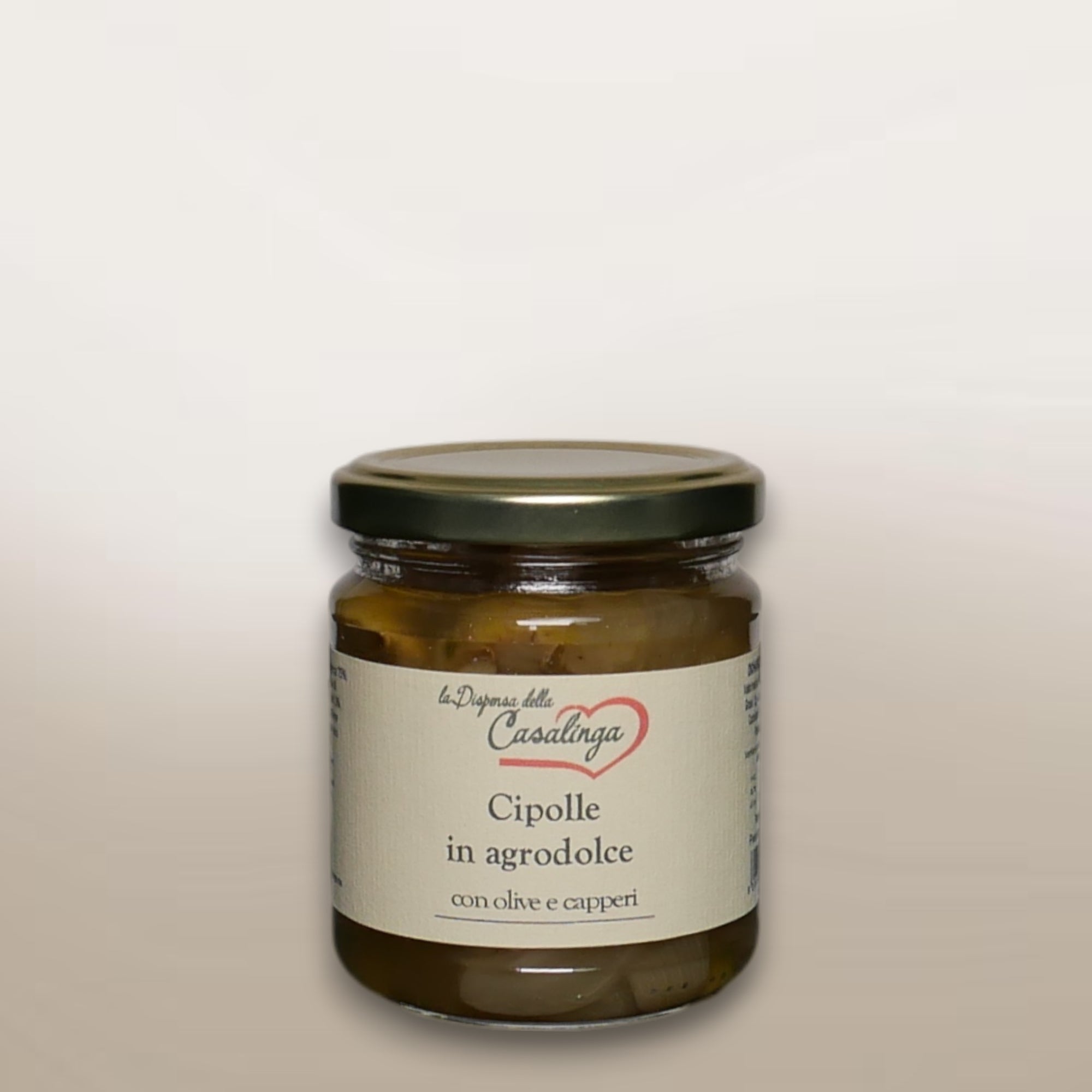 Cipolle in agrodolce con olive e capperi