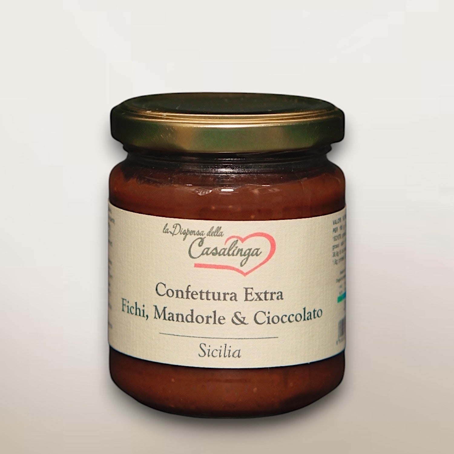 Confettura extra di fichi, mandorle e cioccolato