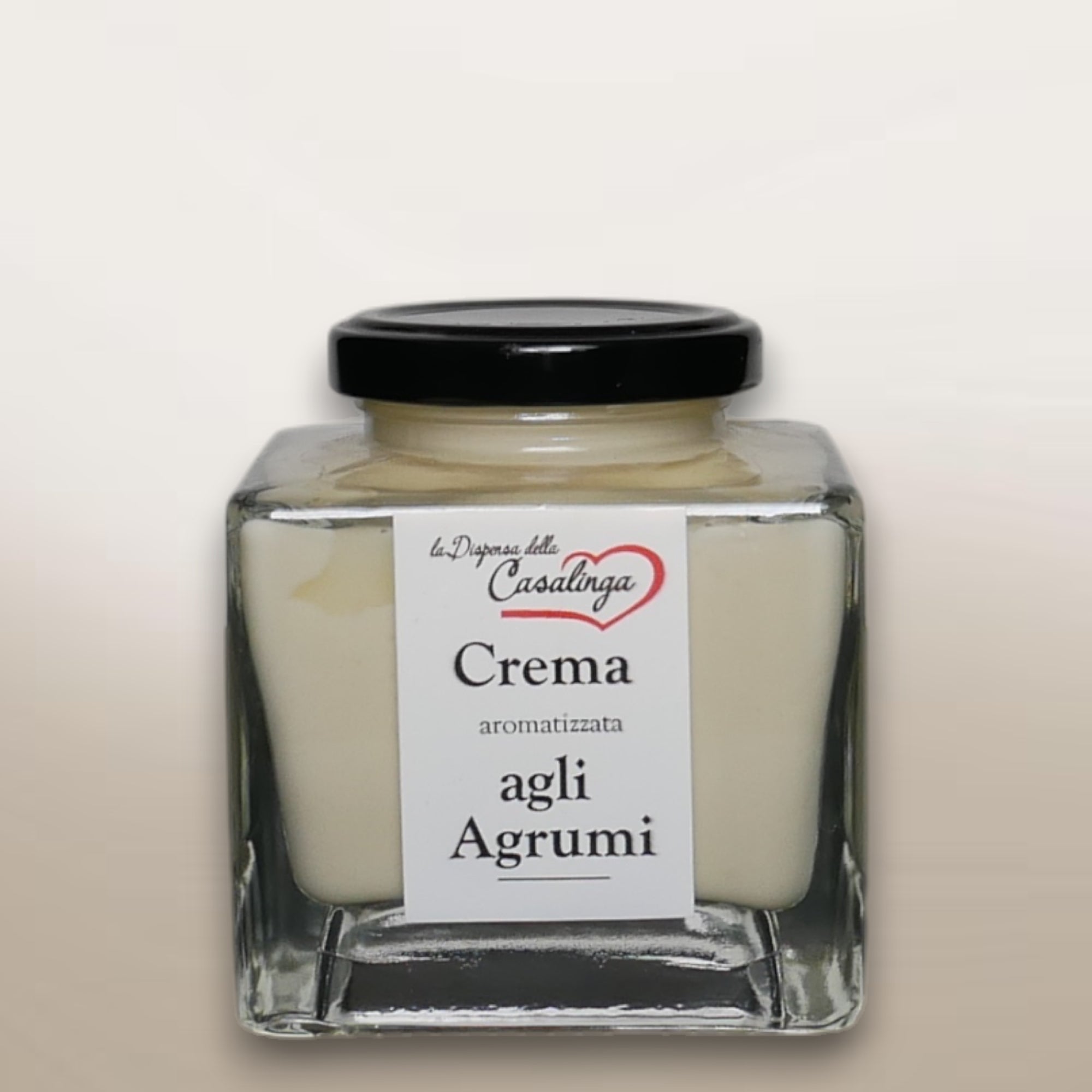 Crema aromatizzata agli agrumi