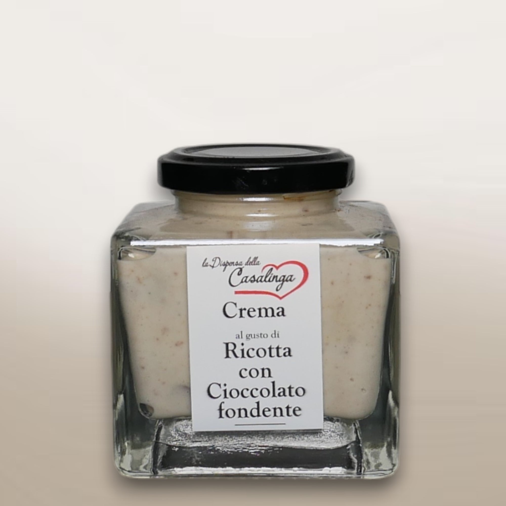 Crema al gusto di Ricotta con Cioccolato Fondente