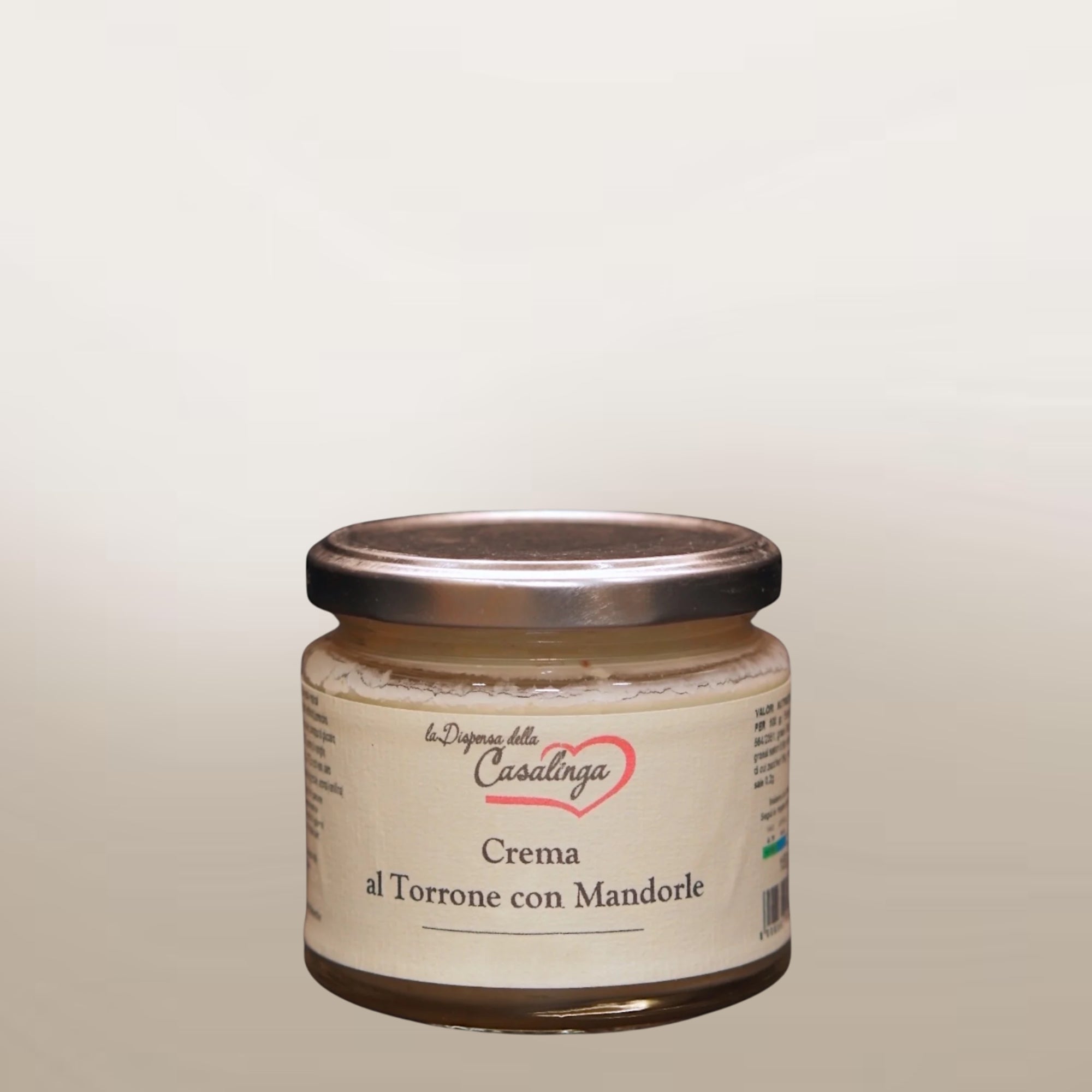 Crema al Torrone con Mandorle