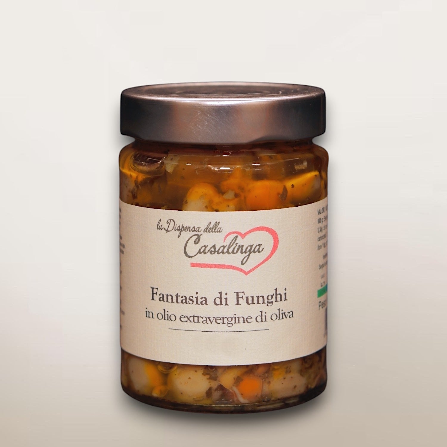 Fantasia di funghi in olio extravergine di oliva