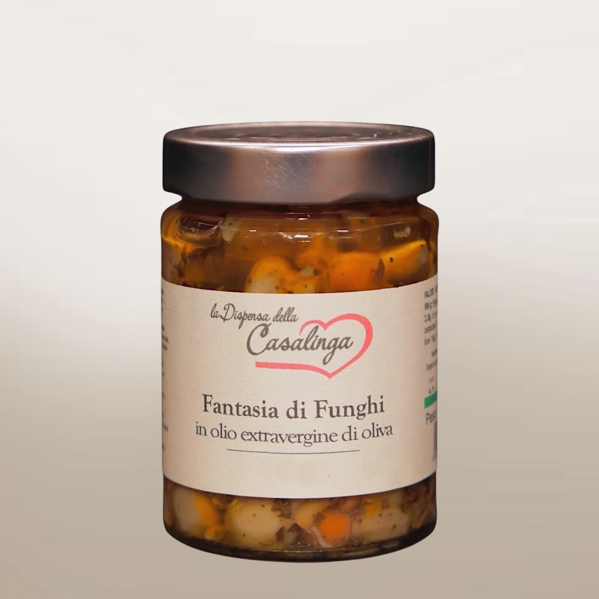 Fantasia di funghi in olio extravergine di oliva