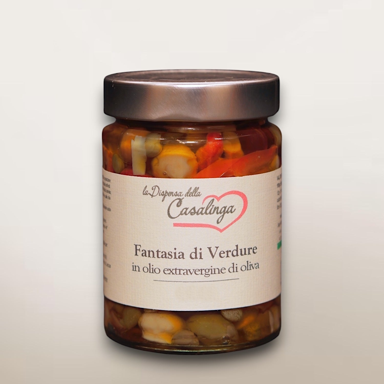 Vegetable fantasy in extra virgin olive oil