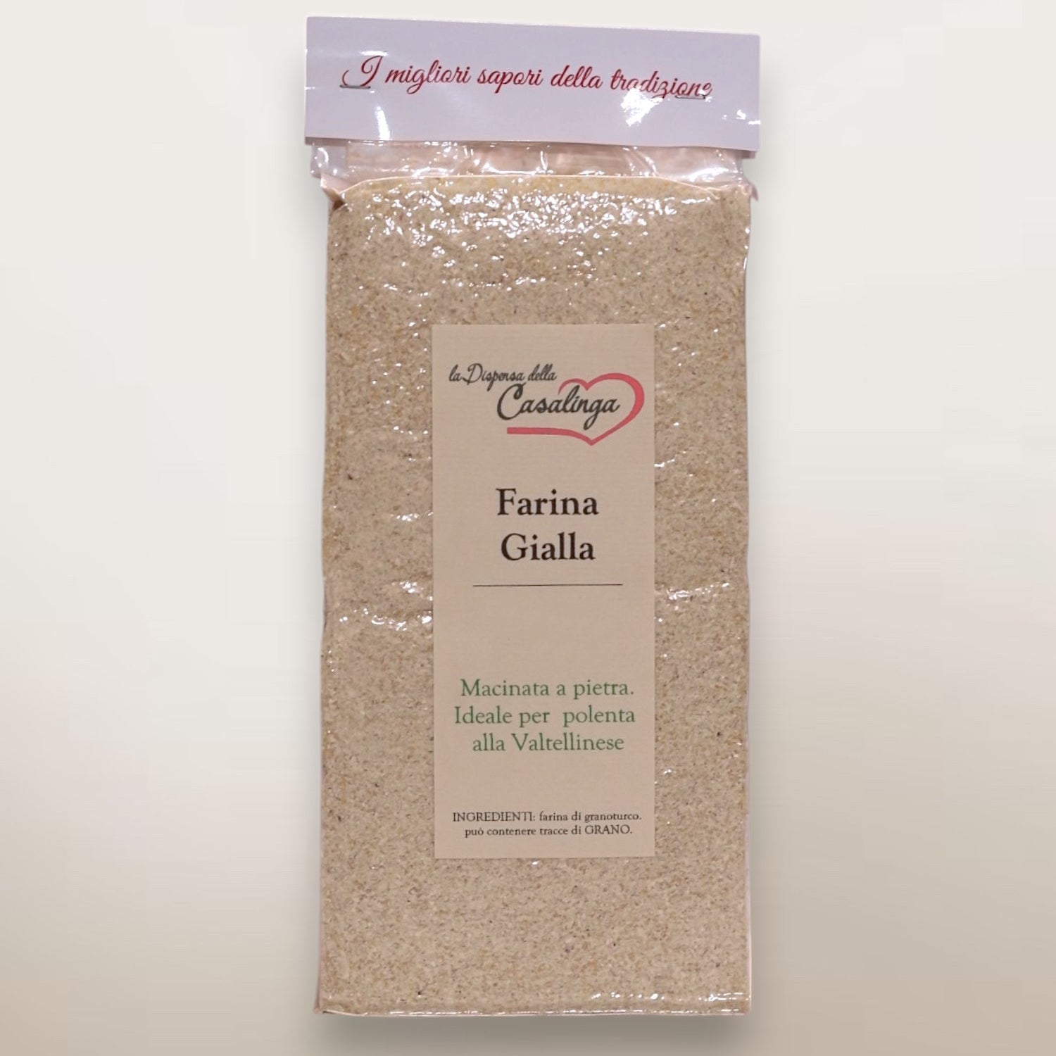 Farina gialla per polenta alla valtellinese