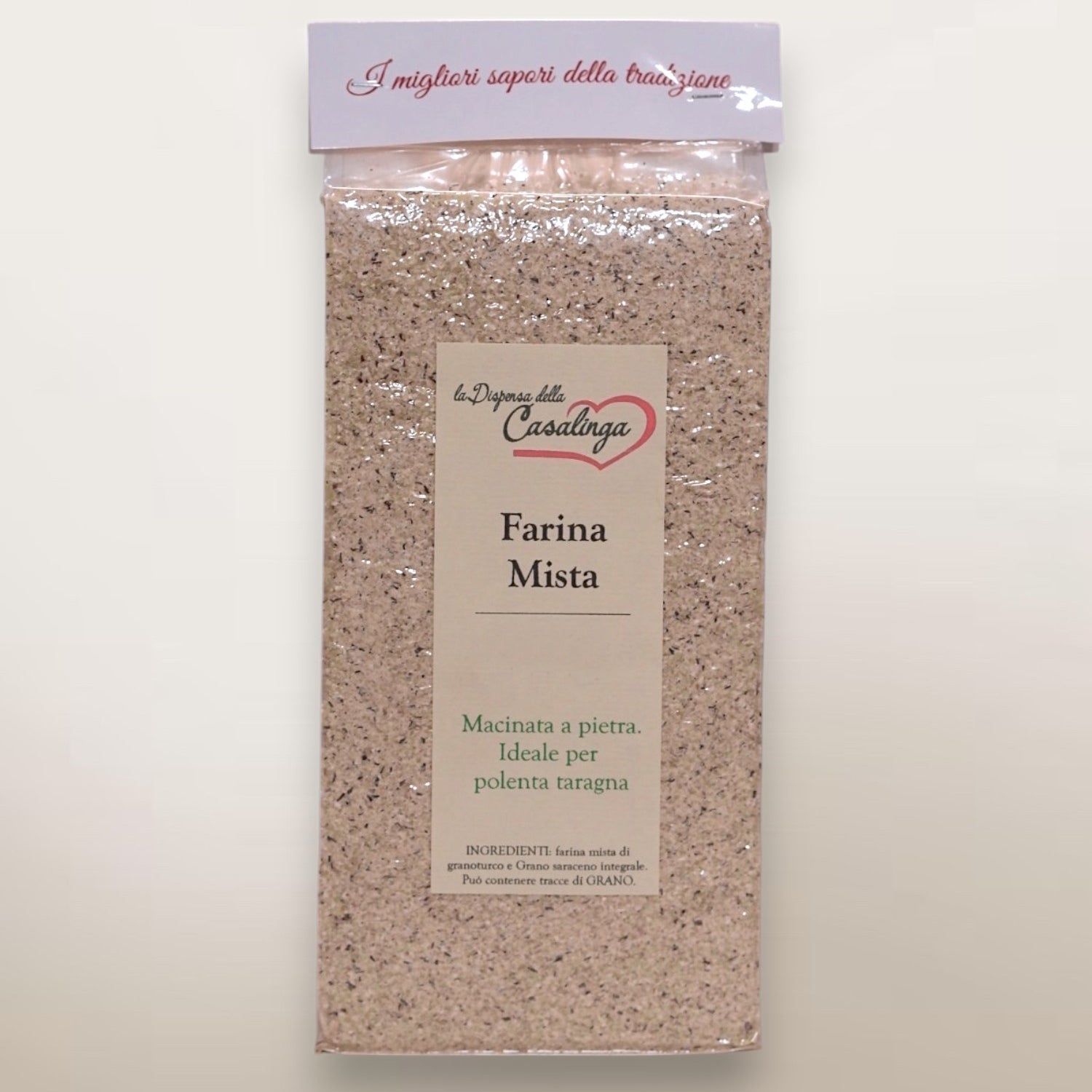 Farina mista per polenta taragna valtellinese