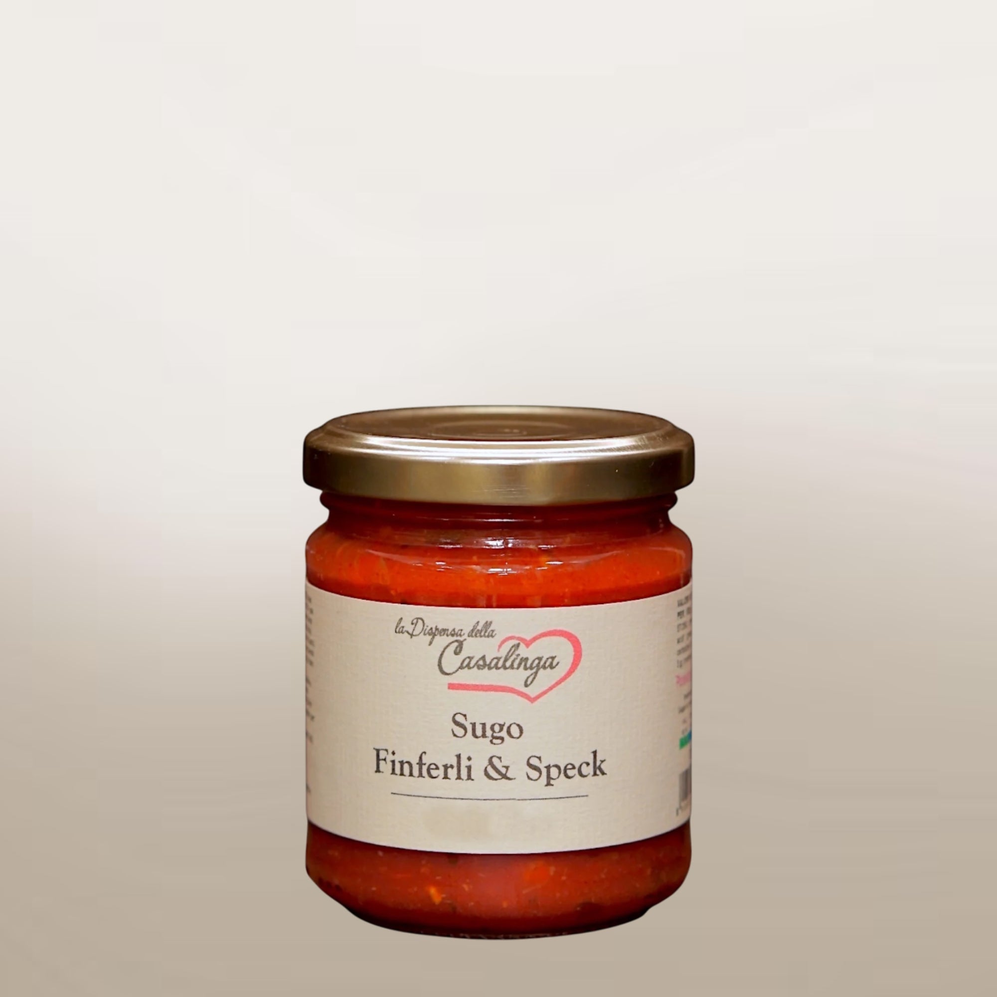 Sugo finferli e speck