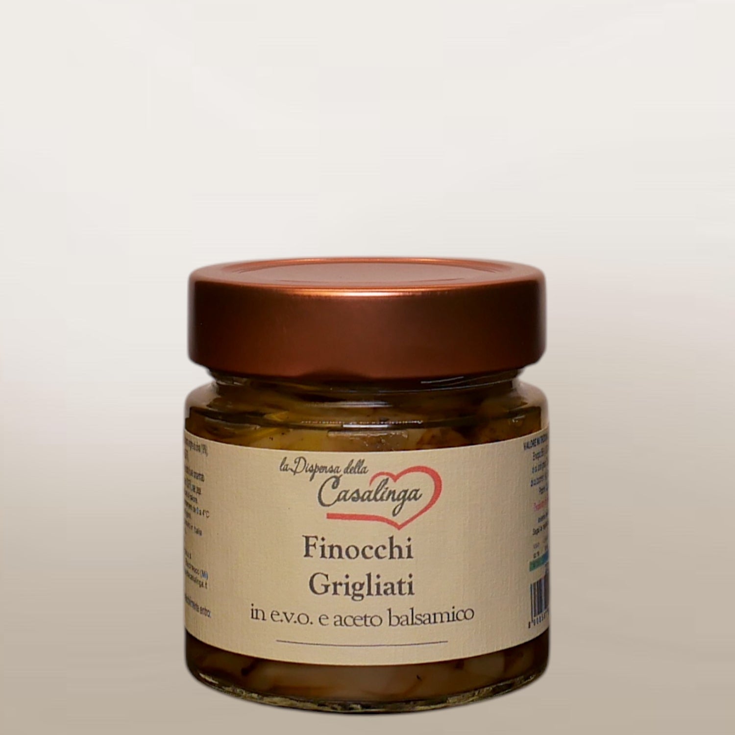 Finocchi grigliati in olio extravergine di oliva e aceto balsamico