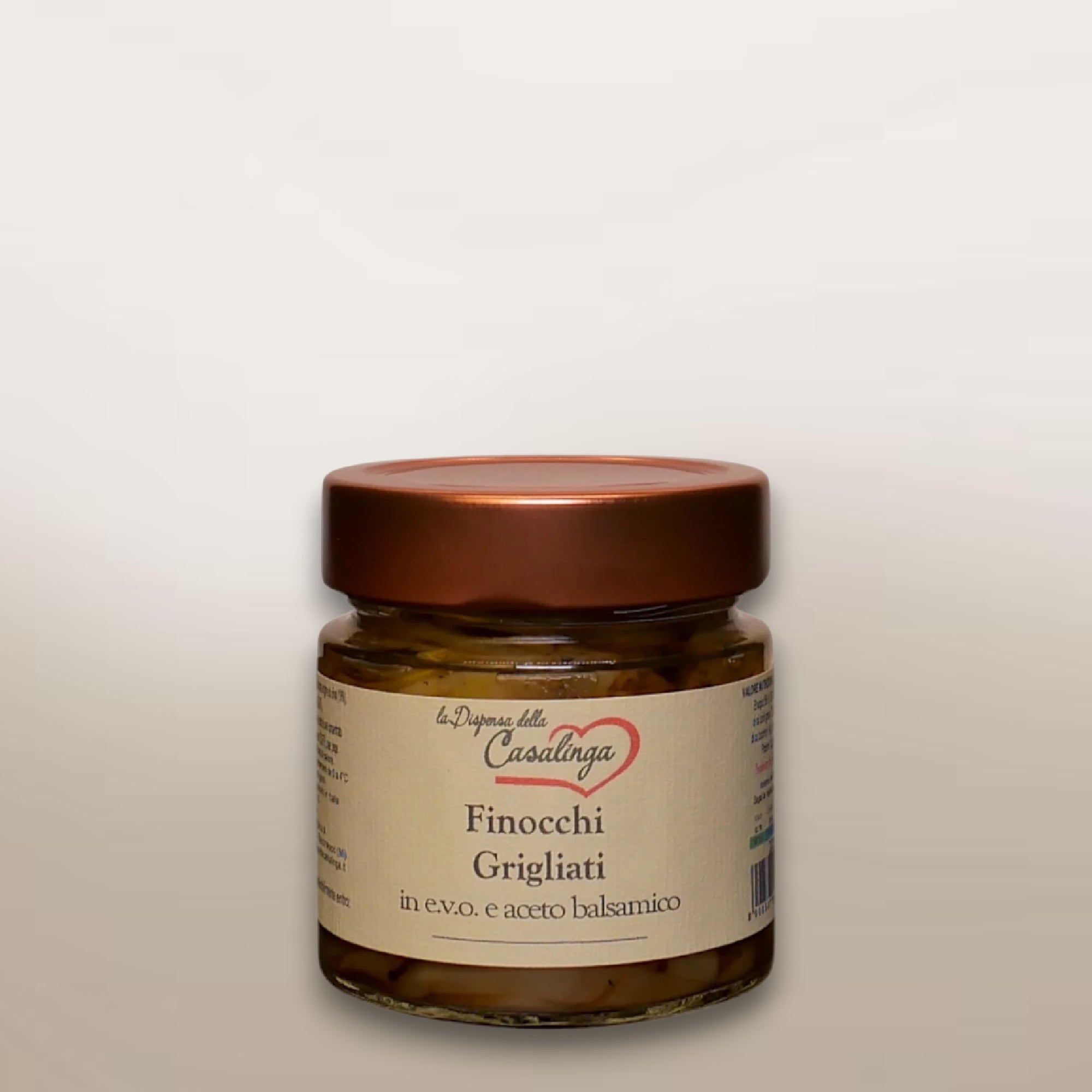 Finocchi grigliati in olio extravergine di oliva e aceto balsamico