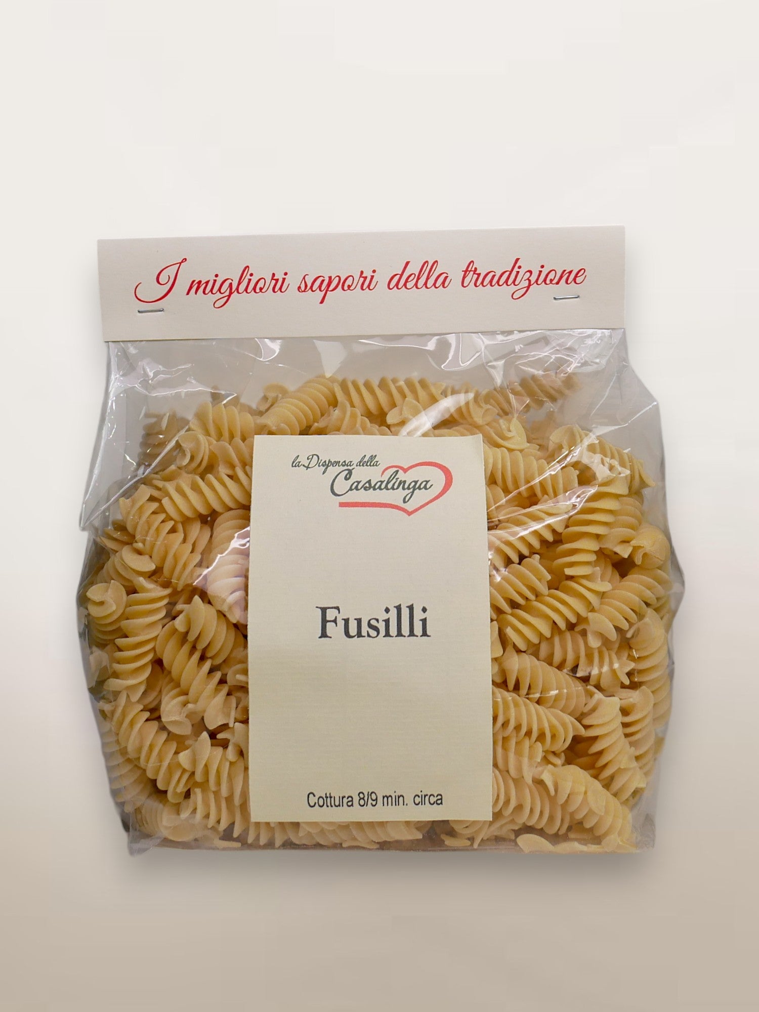Bronze-drawn fusilli