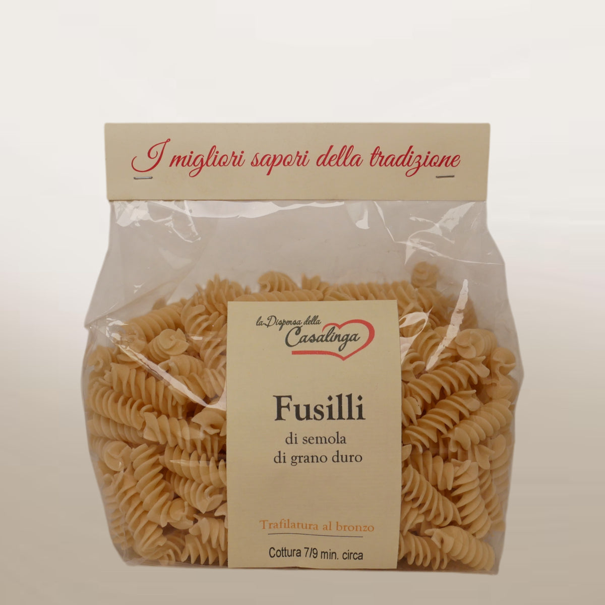 Fusilli di semola di grano duro