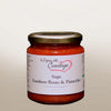 Sauce with red prawns and pistachios