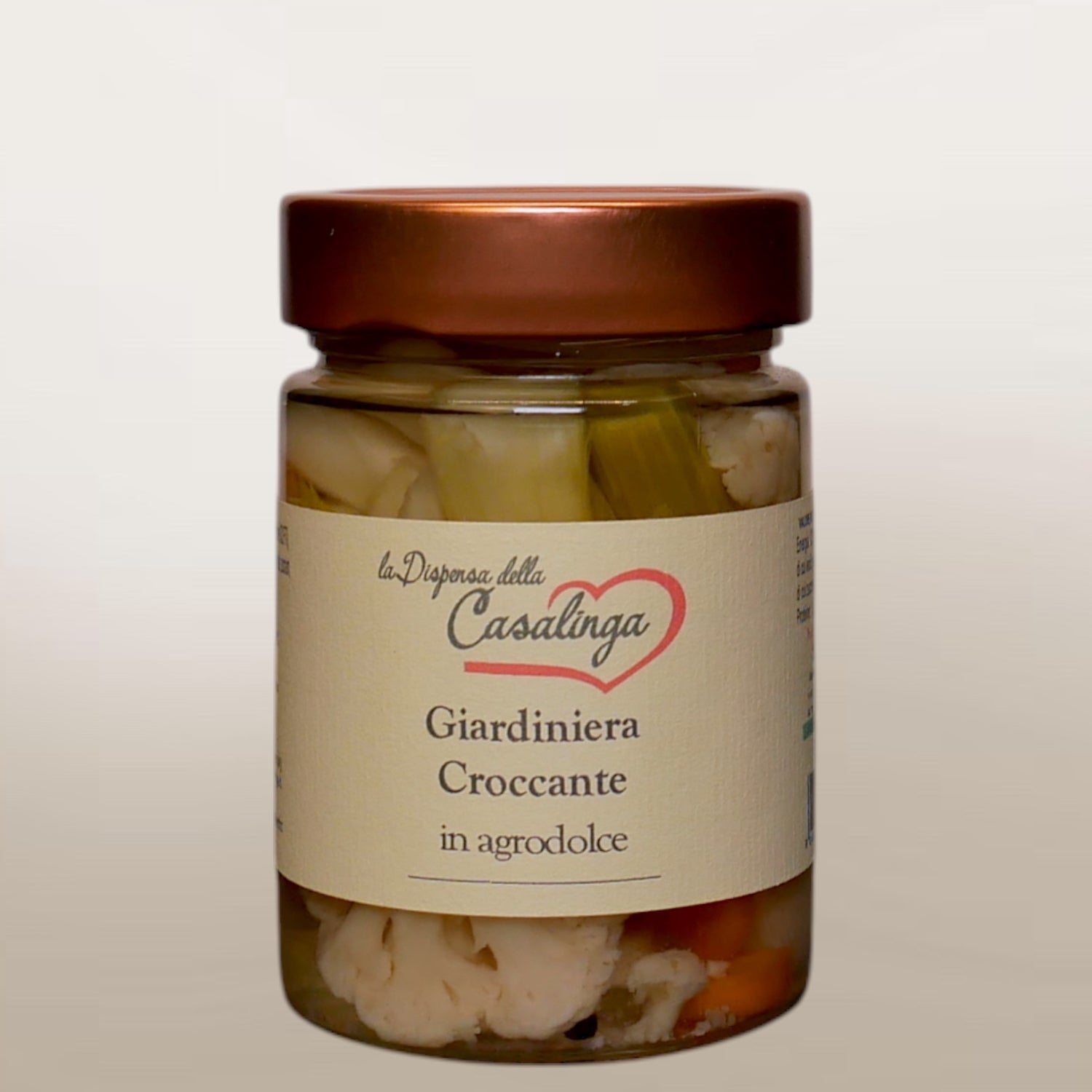 Giardiniera croccante in agrodolce