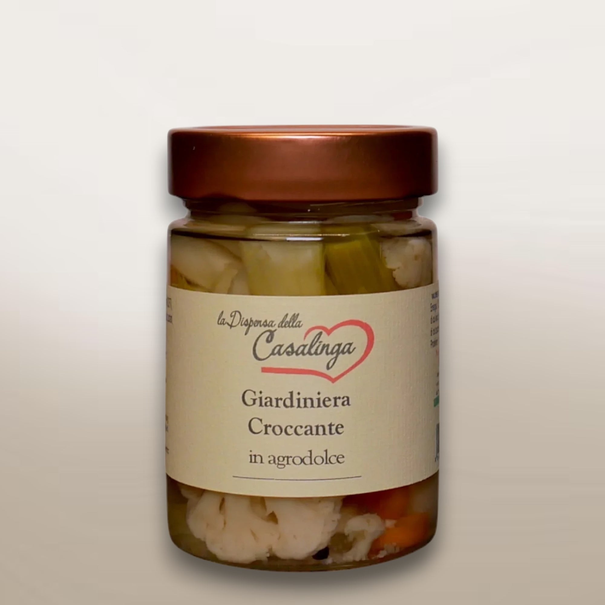 Giardiniera croccante in agrodolce