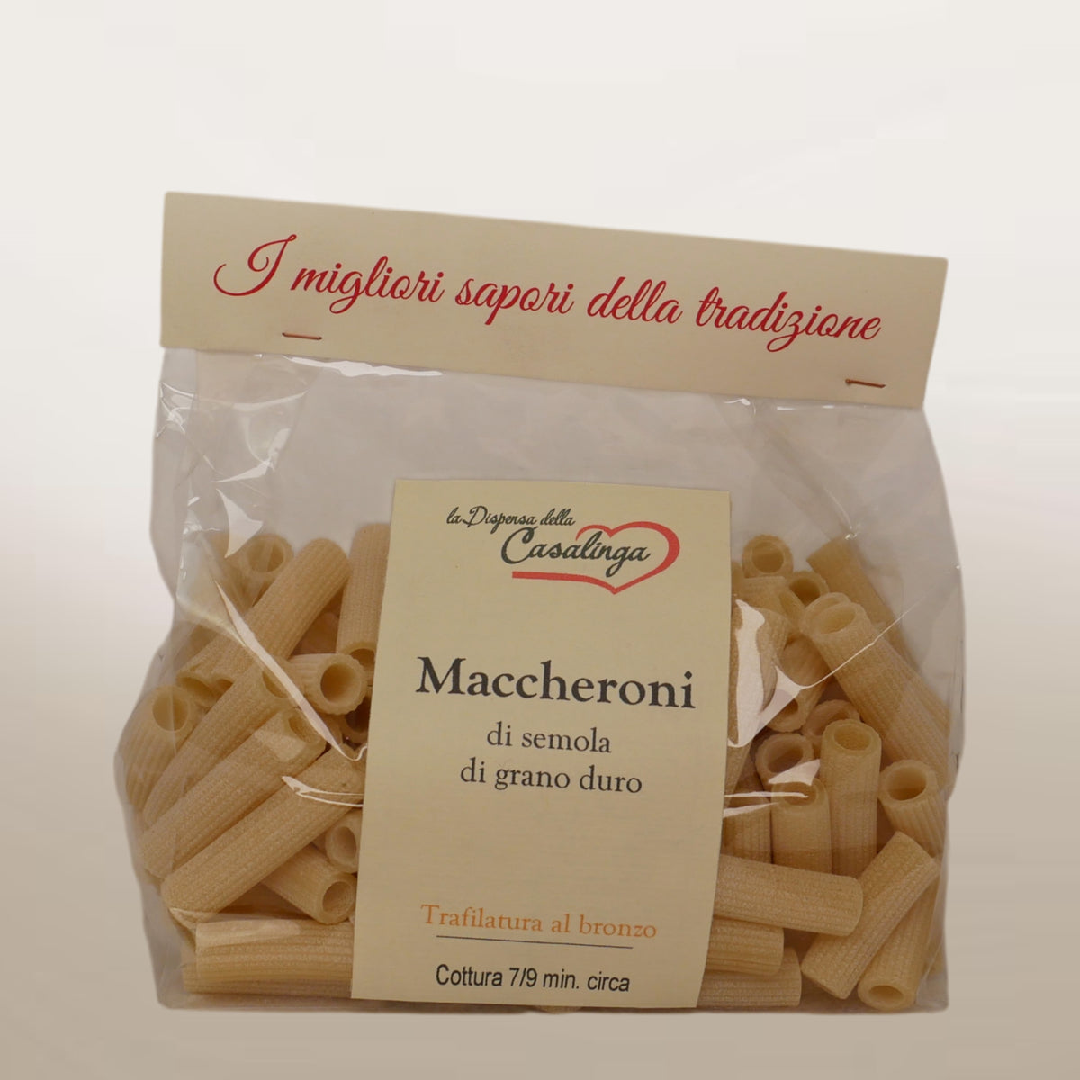 Maccheroni di semola di grano duro