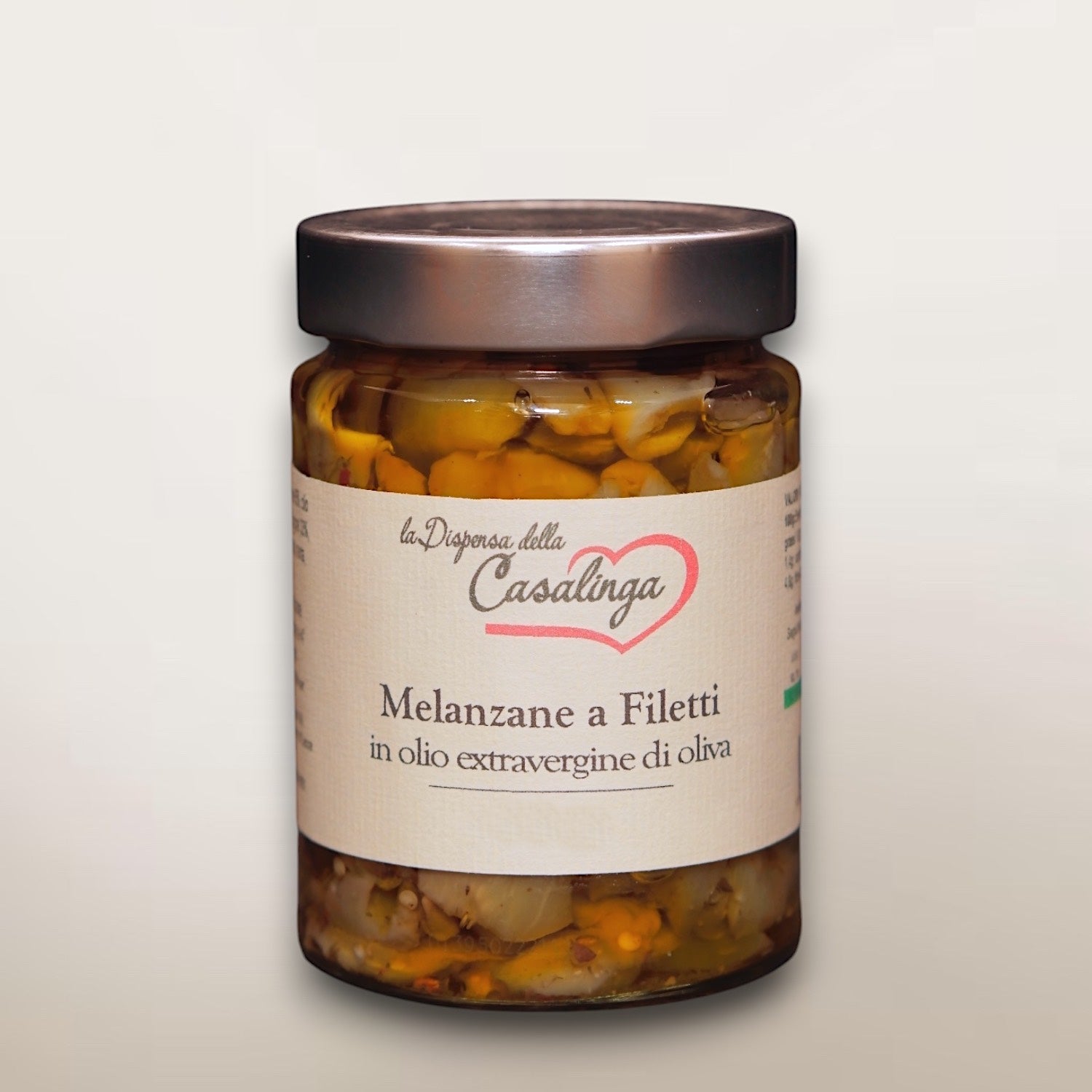 Eggplant fillets in extra virgin olive oil