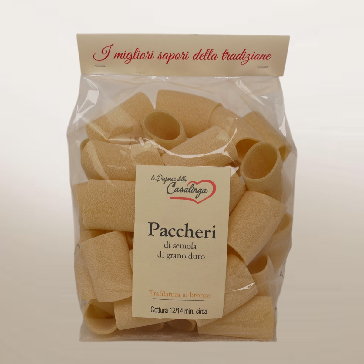 Paccheri di semola di grano duro