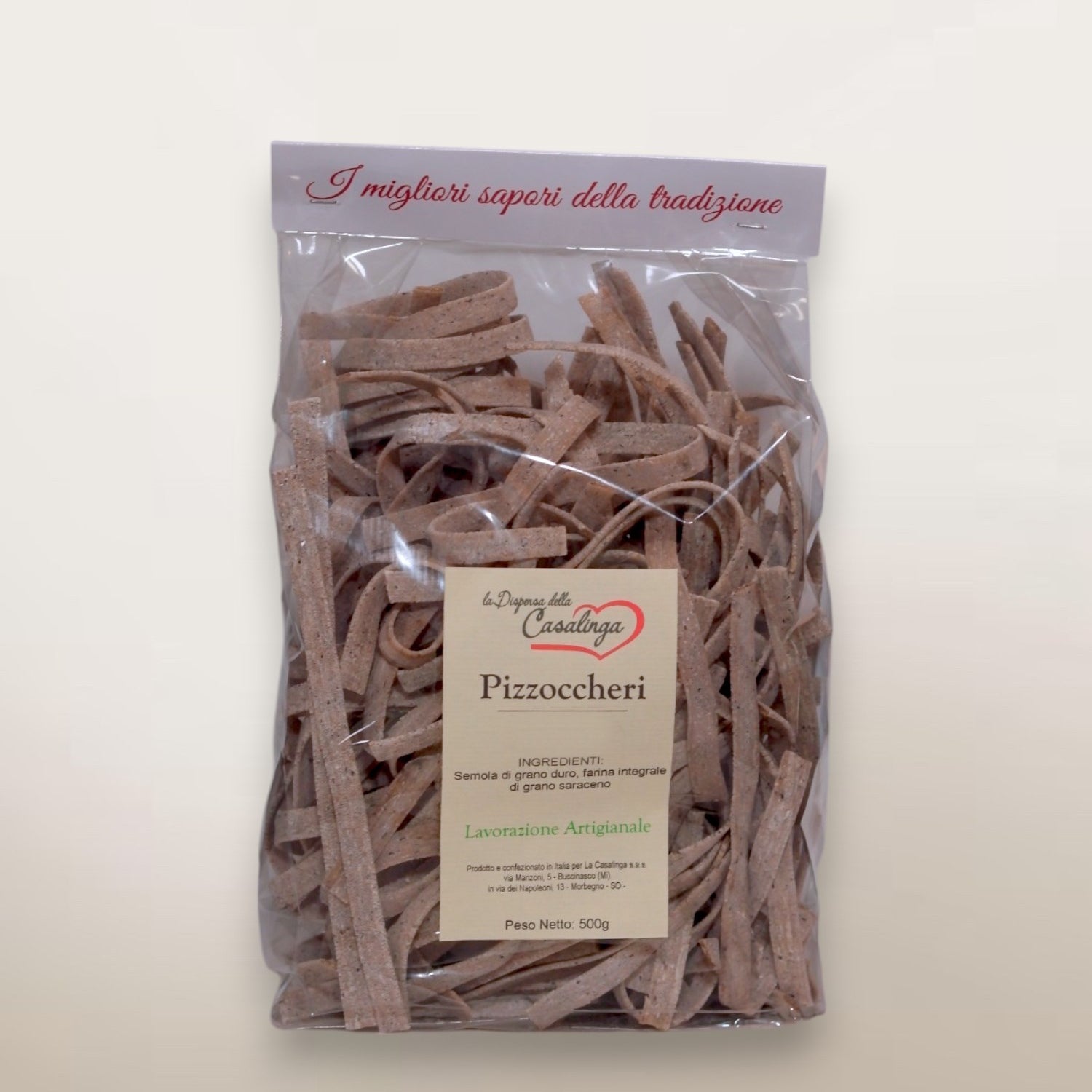 Pizzoccheri di lavorazione artigianale