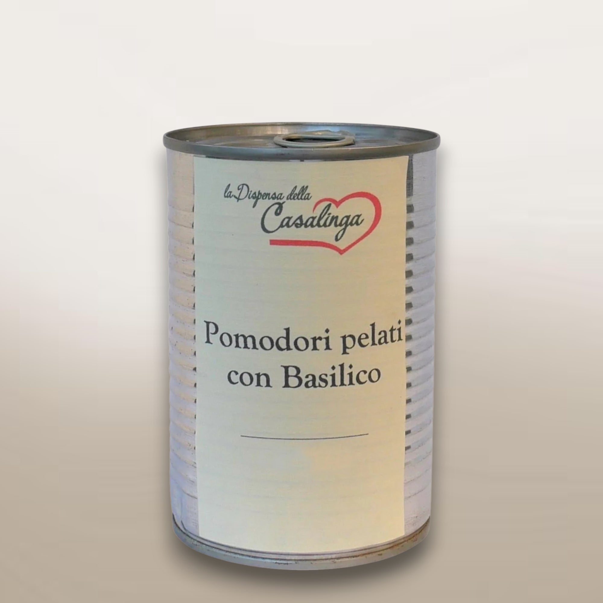 Pomodori pelati con basilico