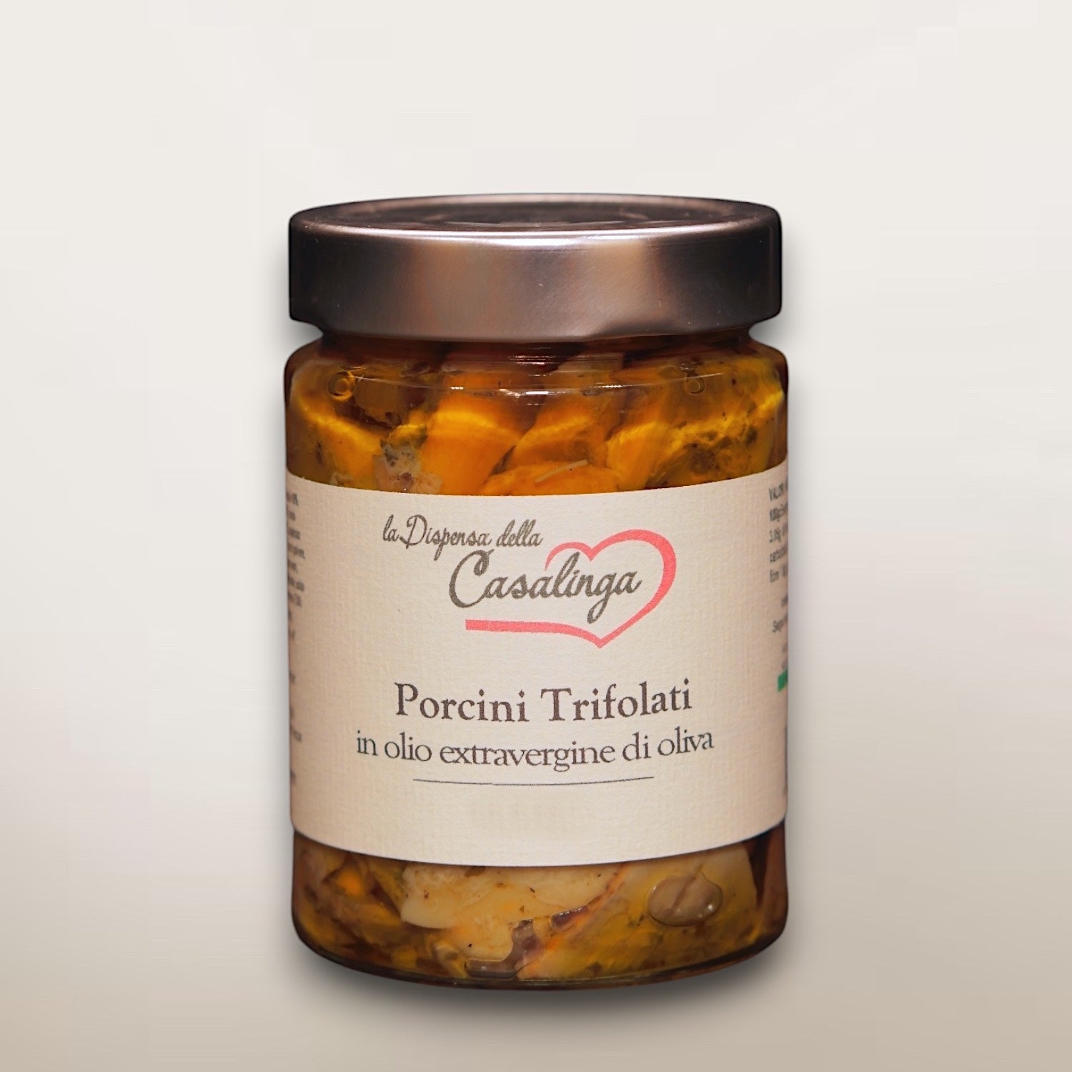Funghi porcini trifolati in olio extravergine di oliva