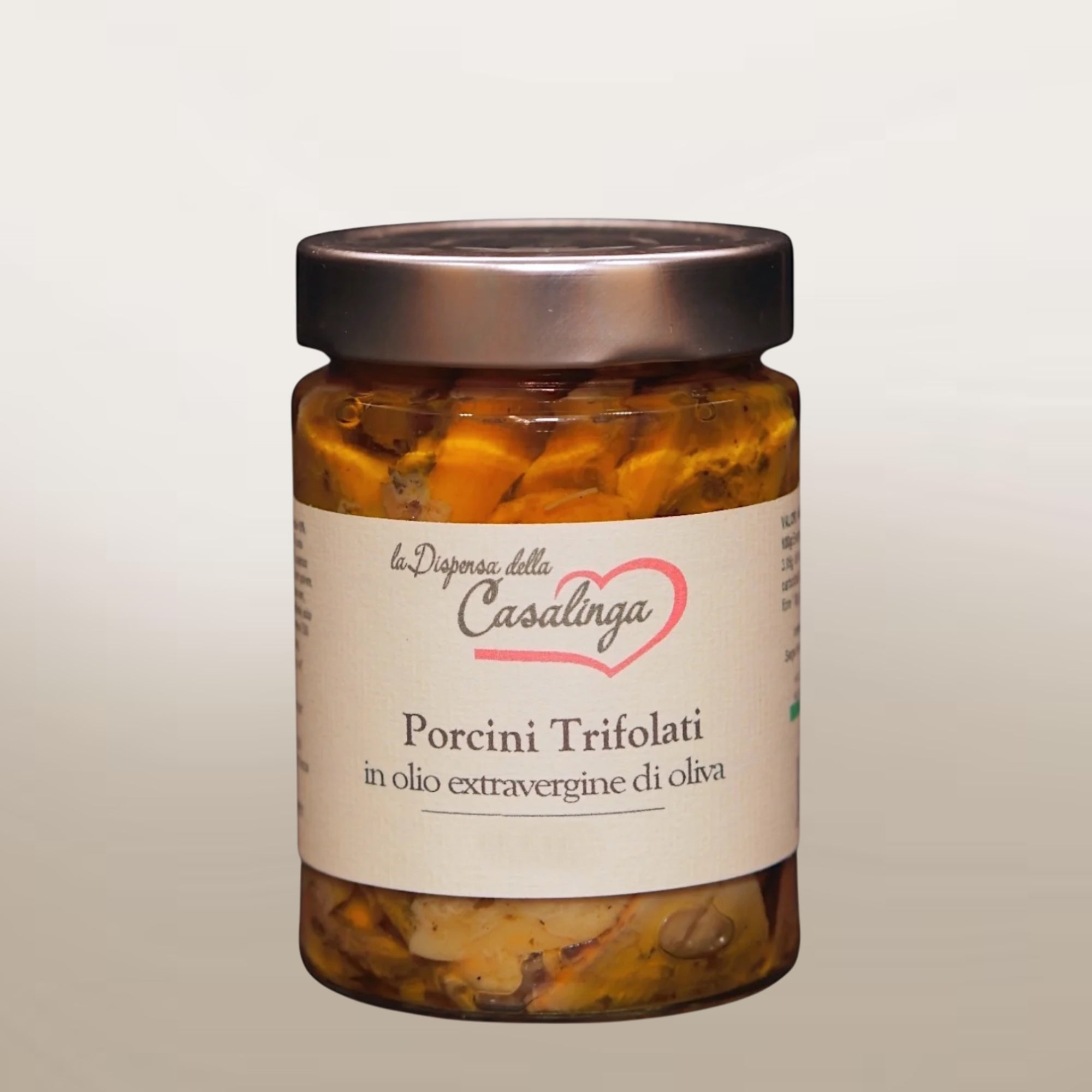 Funghi porcini trifolati in olio extravergine di oliva