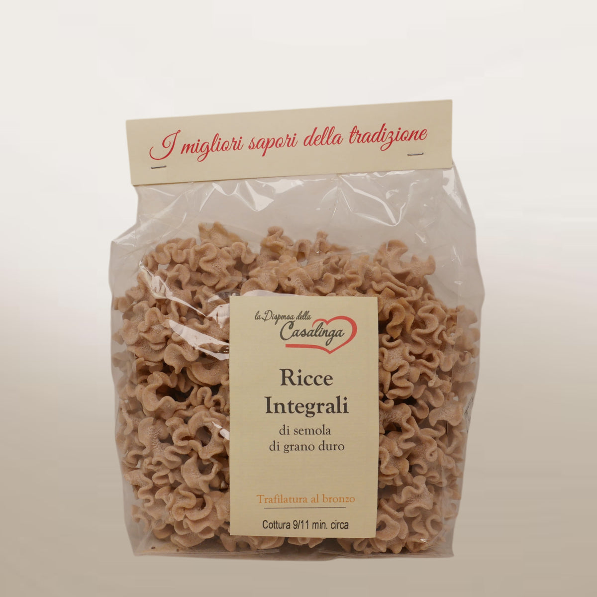 Ricce integrali di semola di grano duro
