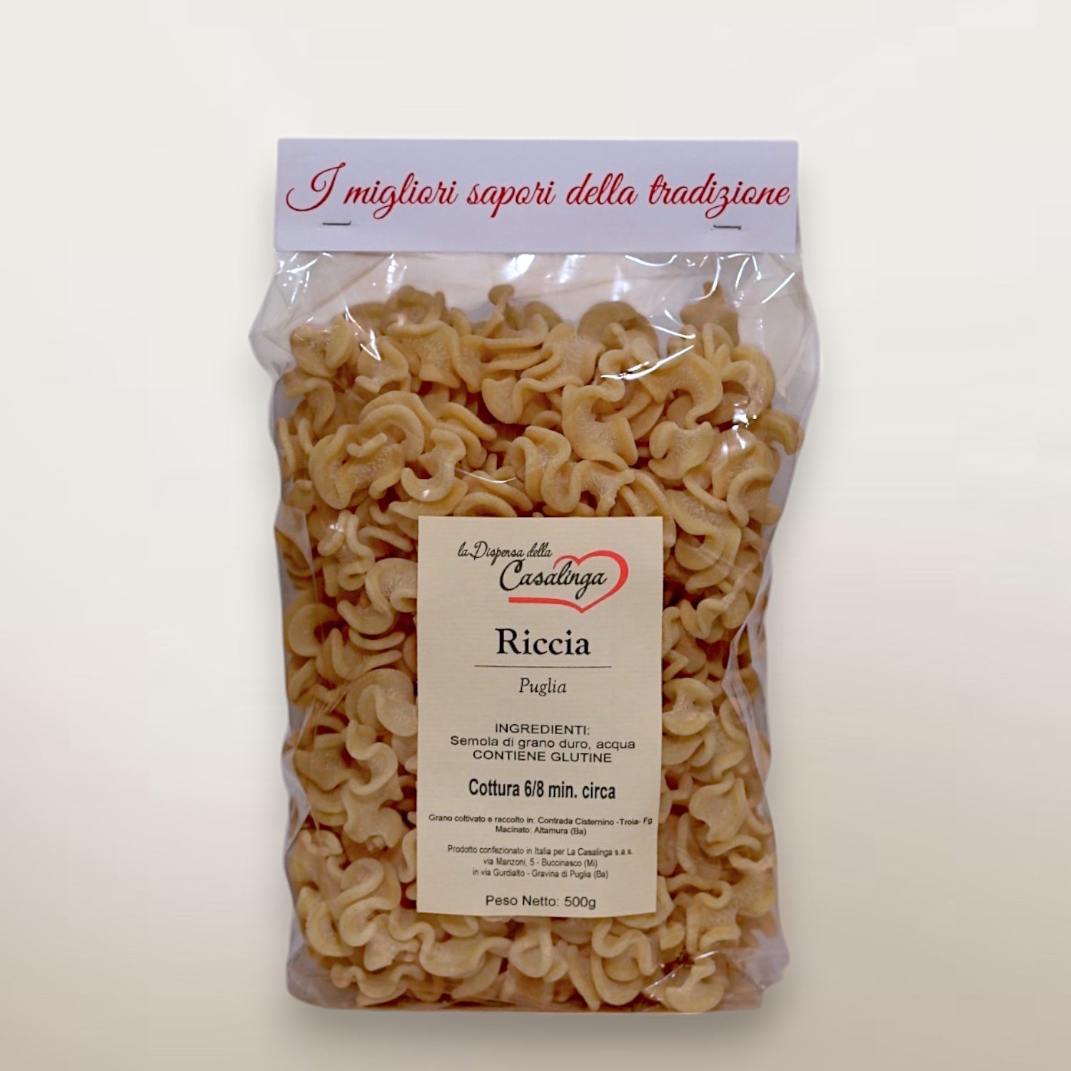 Riccia trafilata al bronzo