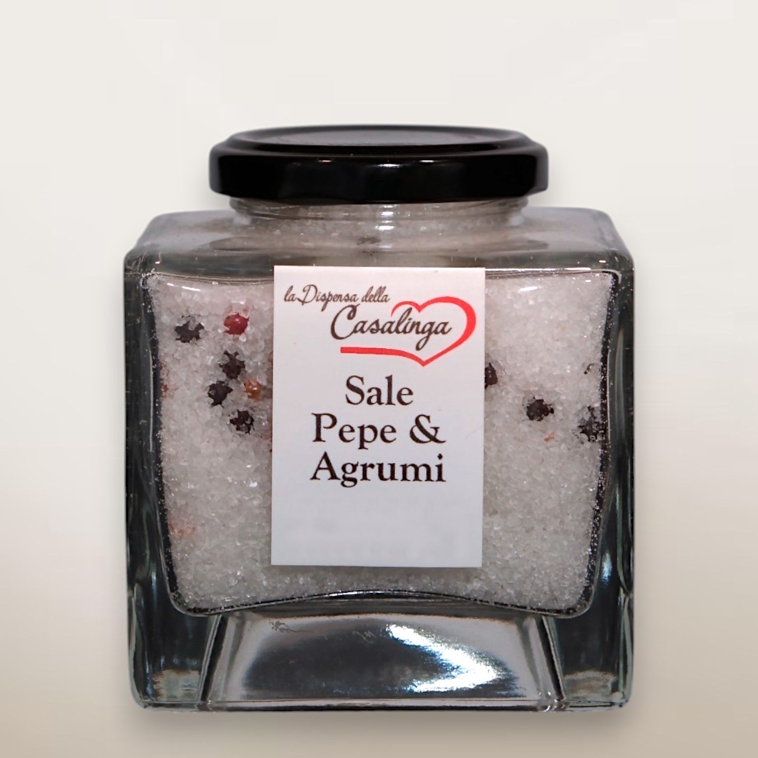 Salt, pepper and citrus fruits