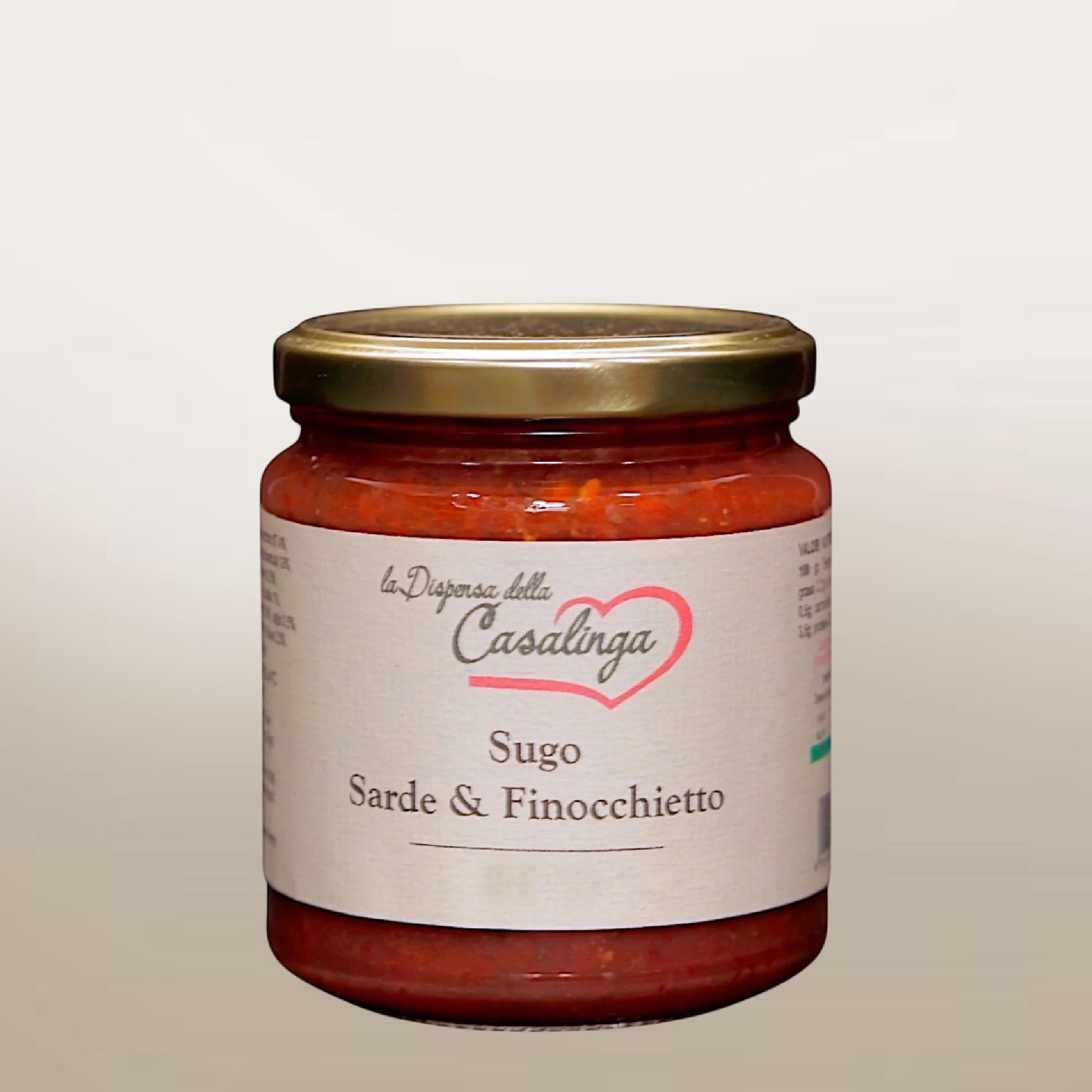 Sugo sarde e finocchietto selvatico