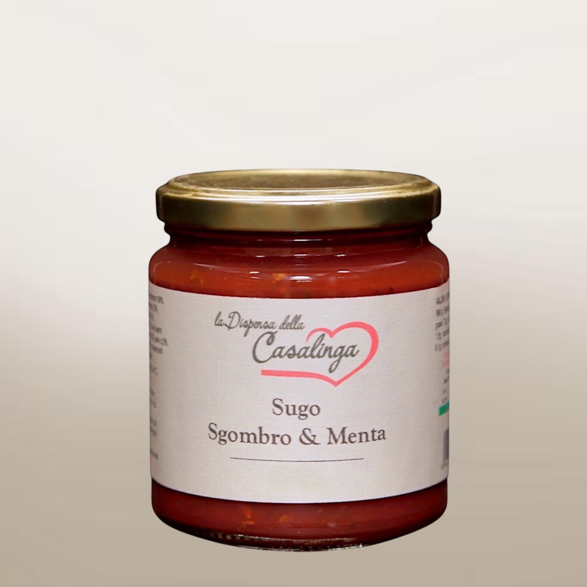 Sugo sgombro e menta