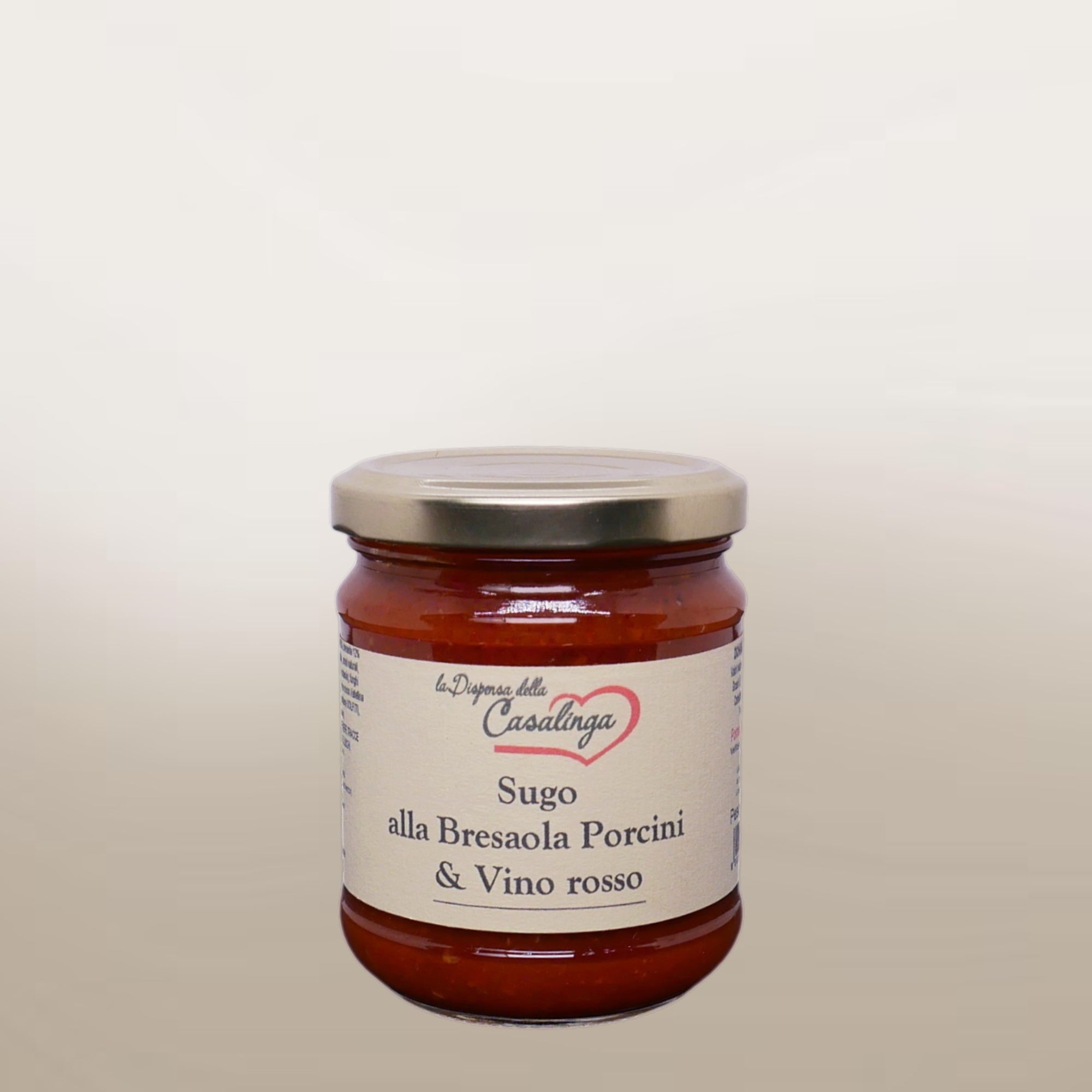 Sugo alla Bresaola Porcini e Vino rosso
