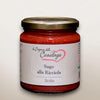 Amberjack and aubergine sauce