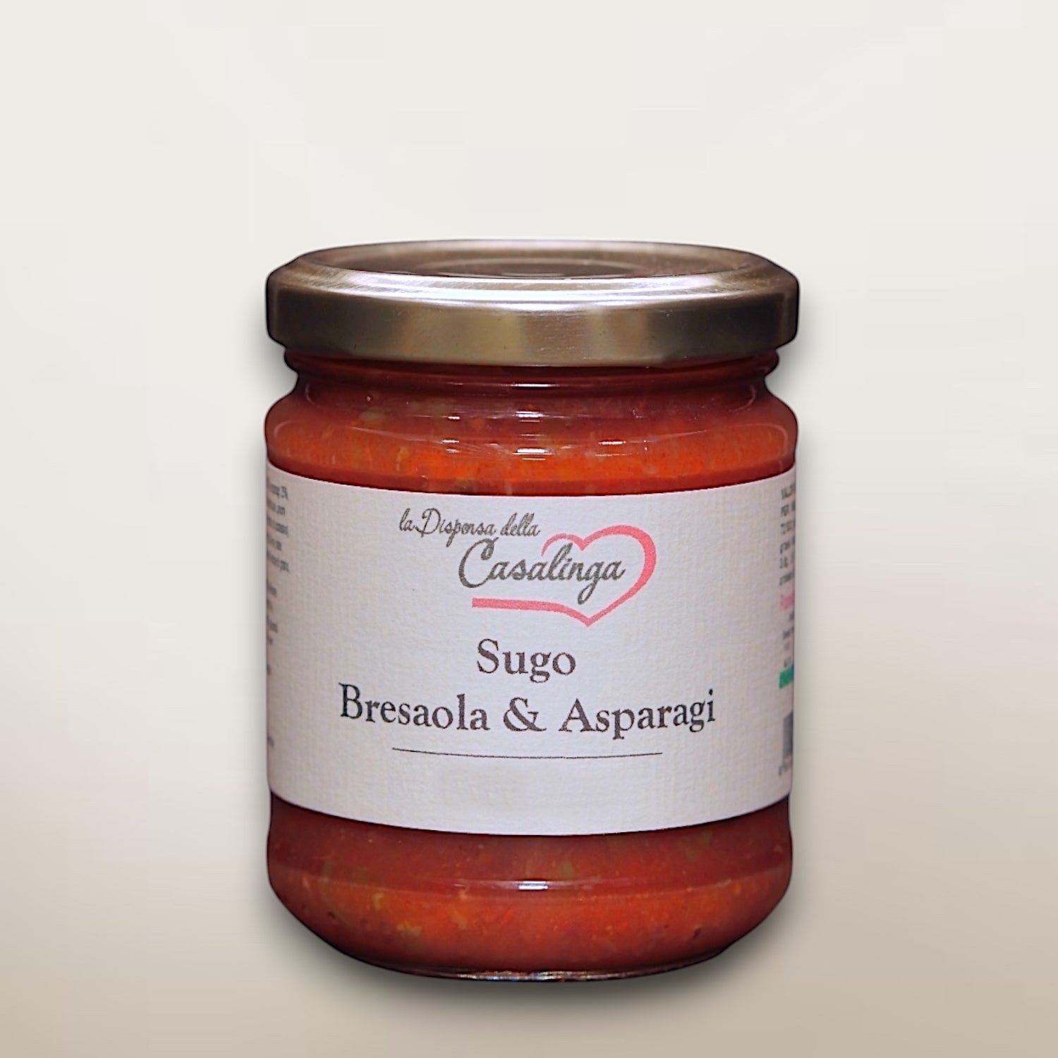 Sugo bresaola e asparagi