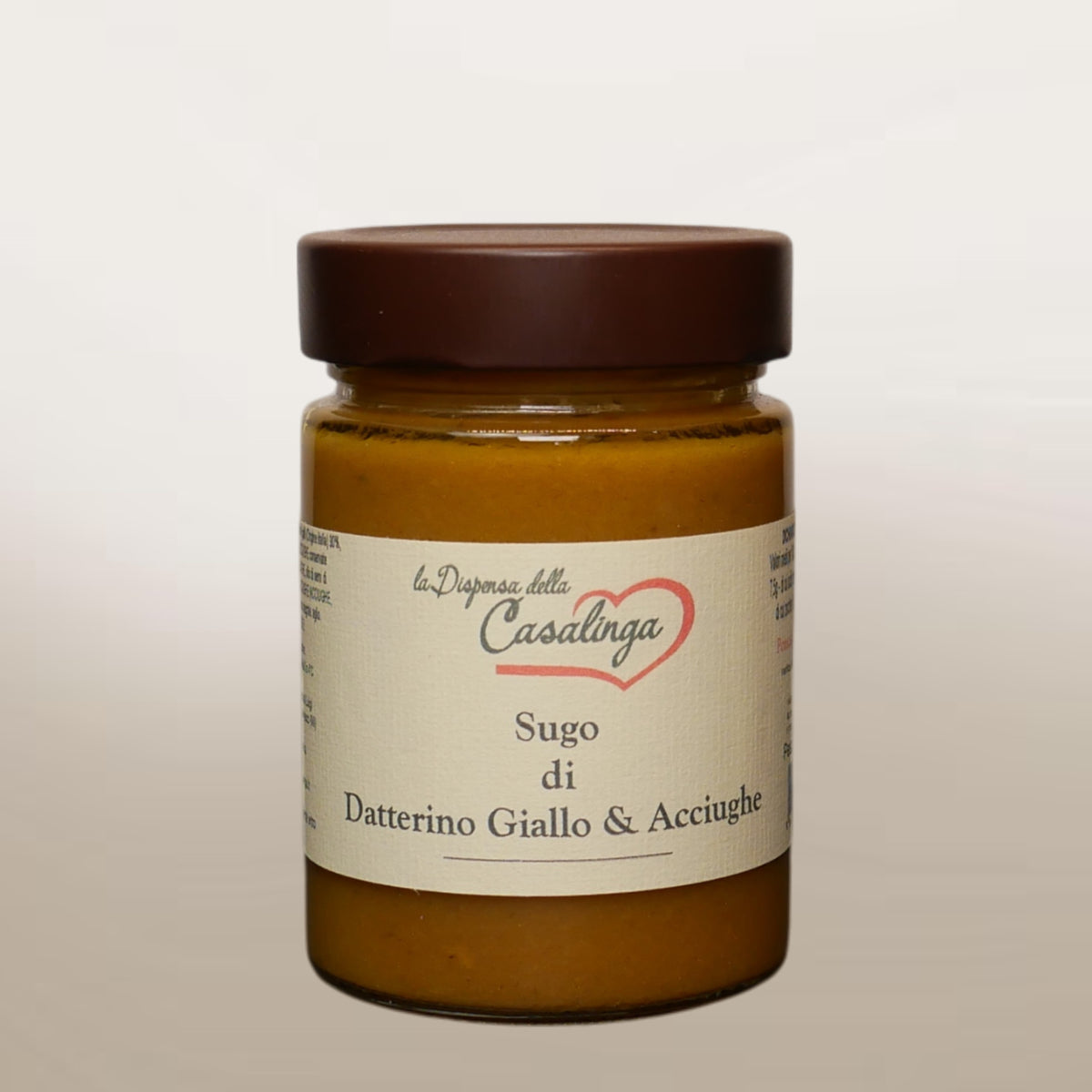 Sugo di Datterino Giallo e Alici