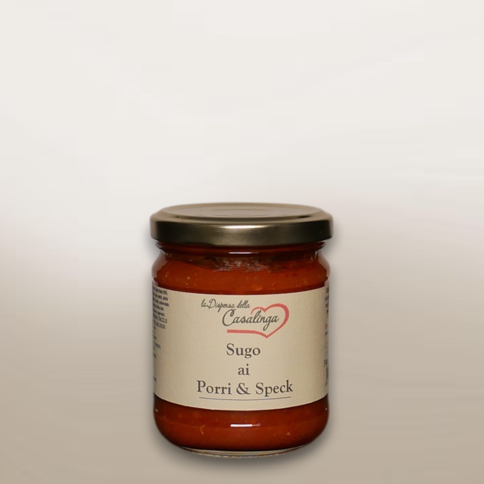 Sugo ai Porri e Speck