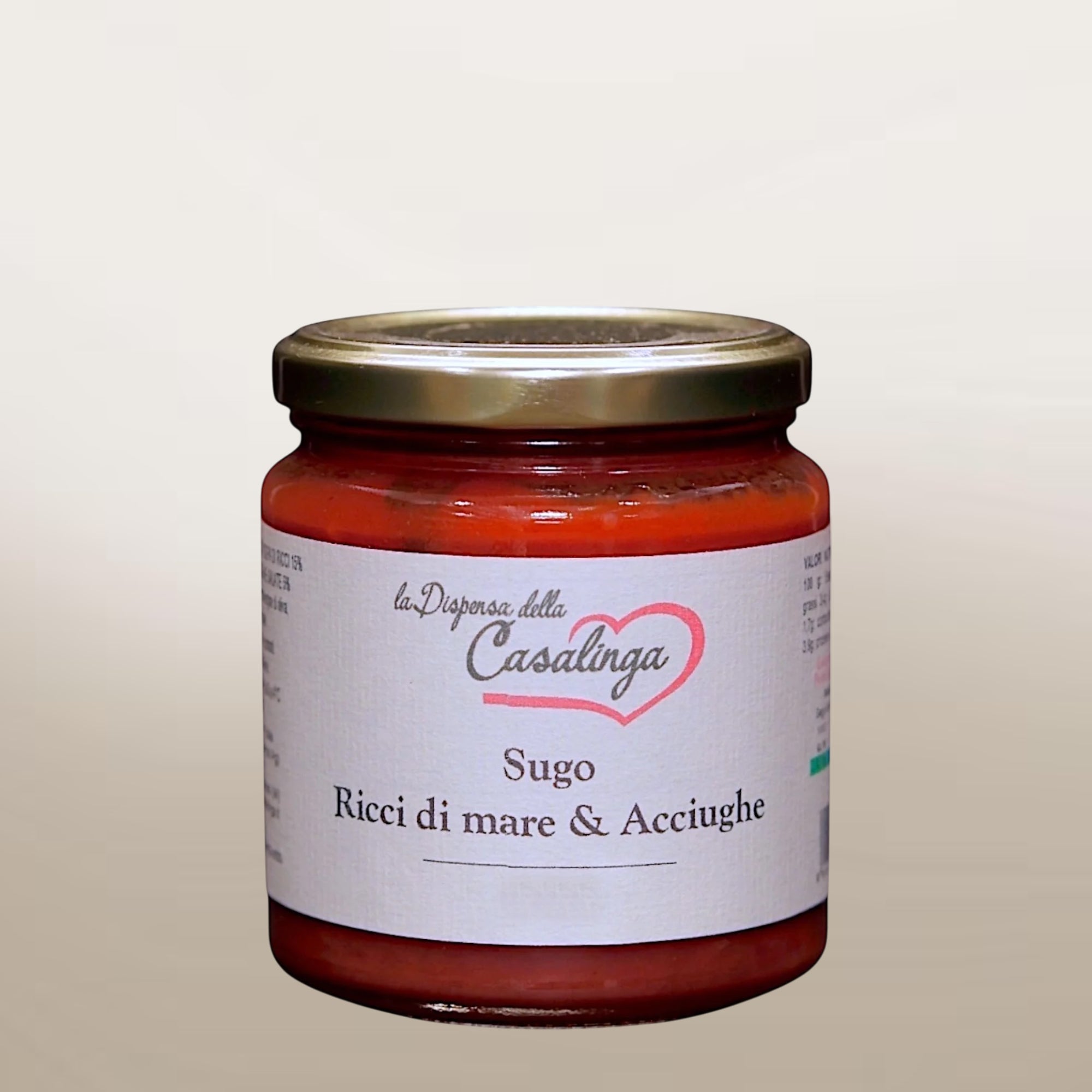 Sugo ai ricci di mare e acciughe